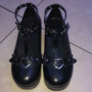 Lolita goth platforms